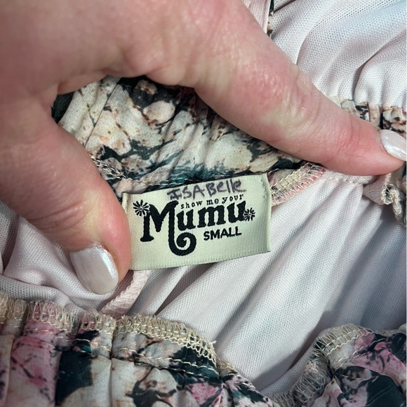 Show me your Mumu pink gray snake print romper size small - Picture 4 of 7